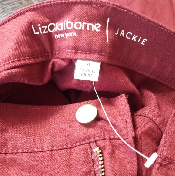 .Liz Claiborne red jean - Picture 2 of 8